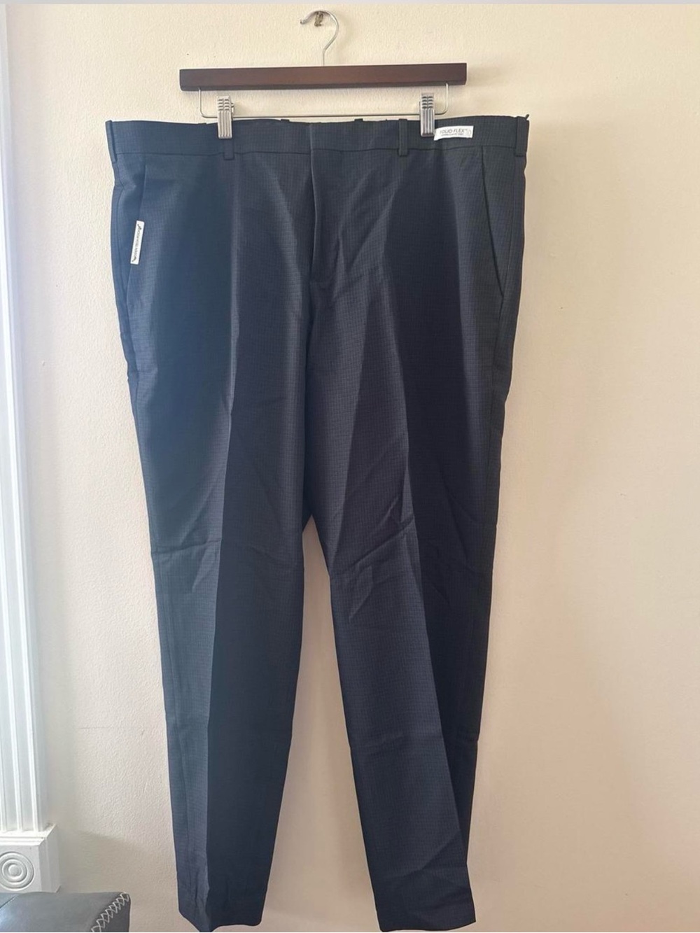 Perry Ellis Men's Black Dress Pants - Straight Leg